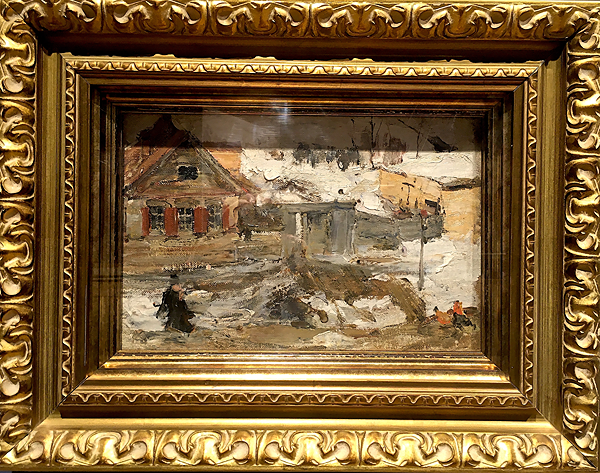 4-Фешин Н.И. Зимний дворик. 1917 х_м ГМИИ Татарстан.JPG