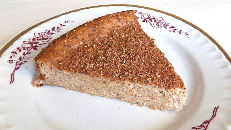Творожная запеканка на завтрак с бананом и шоколадом.jpg
